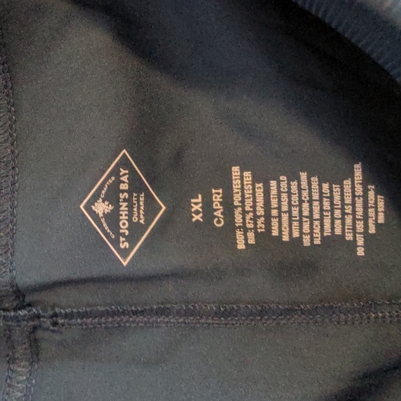 St. John's Bay Capri pants blue XXL - Picture 2 of 5